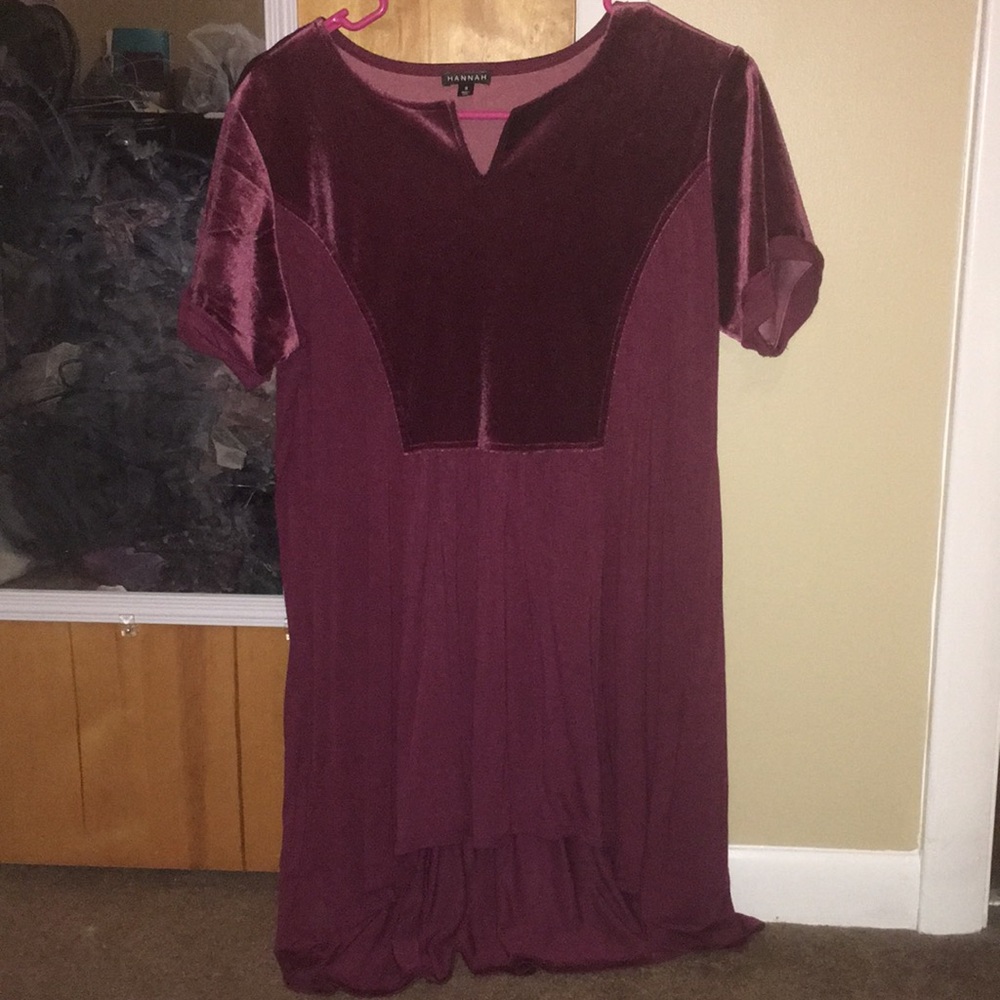 Maroon tunic